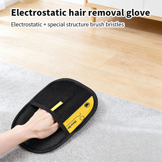Enhanced Pet Hair Removal Gloves for Efficient Home Use, Secure Fit, and Rapid Hair Collection