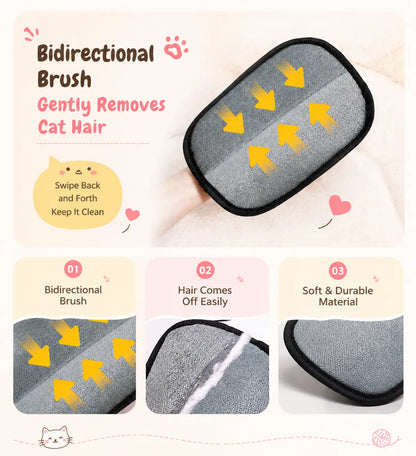 Enhanced Pet Hair Removal Gloves for Efficient Home Use, Secure Fit, and Rapid Hair Collection