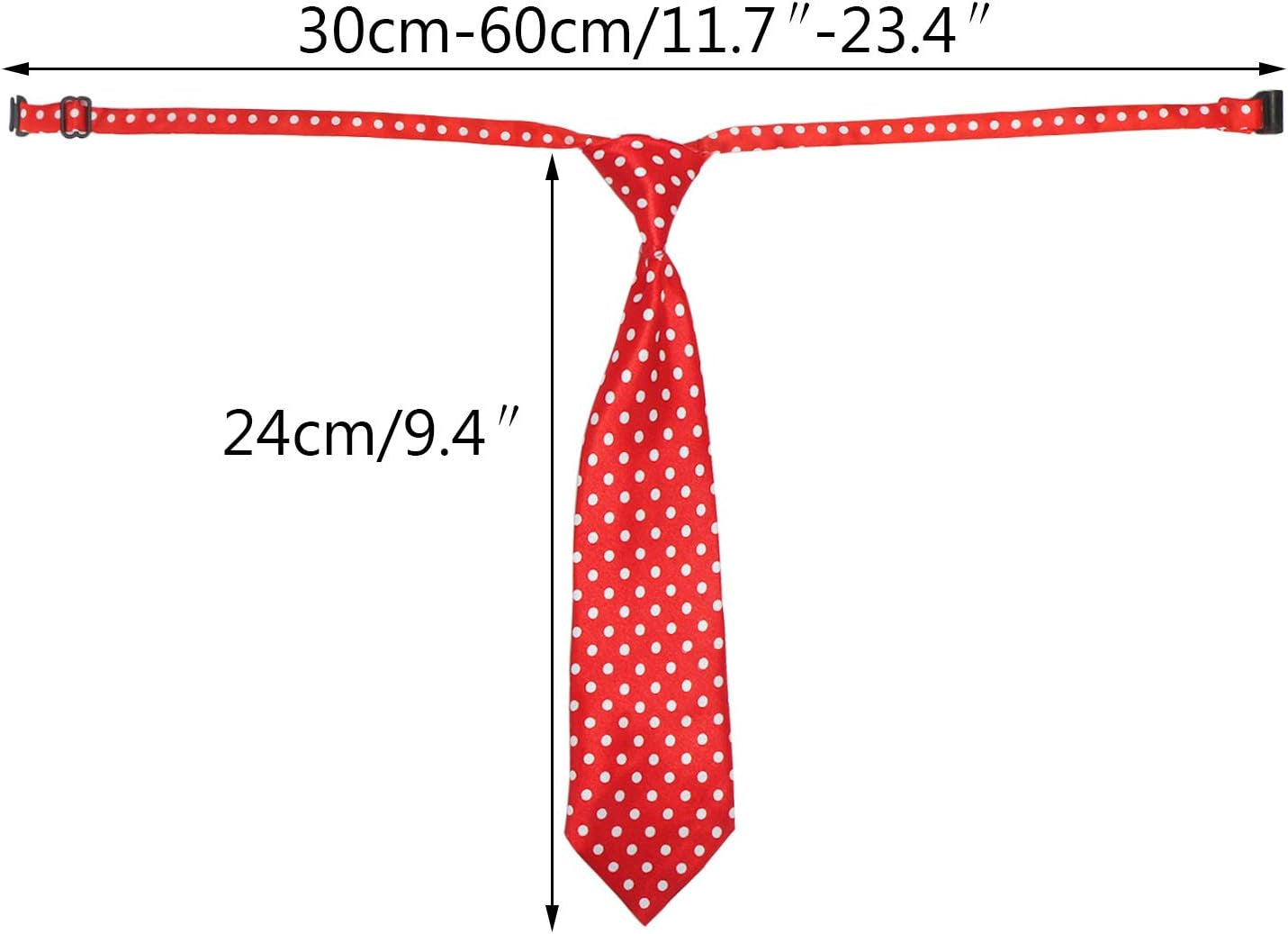 Adjustable Dog Neck Ties for Large Breeds, Bow Ties and Neckties for Pets, Grooming Accessories for Special Occasions and Costumes