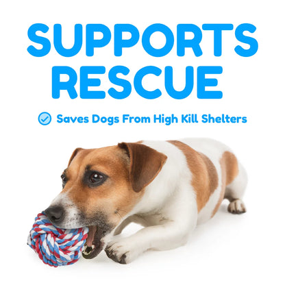 Pacific Pups Premium Rope Dog Toy Set - 5 Pack for Small and Medium Breeds
