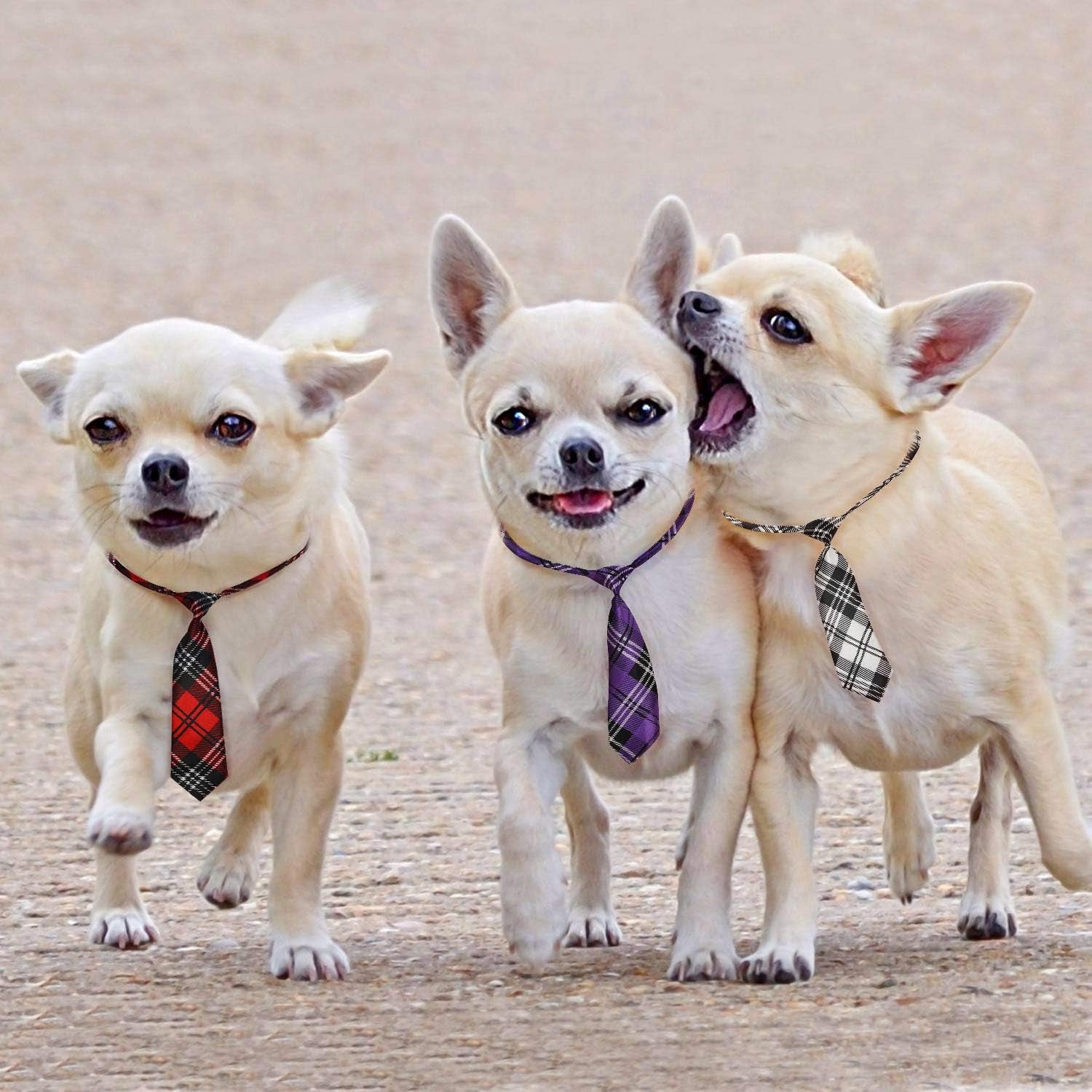 Adjustable Dog Neck Ties for Large Breeds, Bow Ties and Neckties for Pets, Grooming Accessories for Special Occasions and Costumes